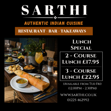 Sarthi Lunch menu